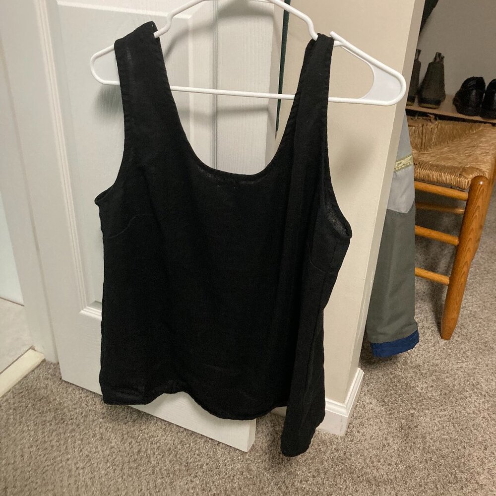 notPERFECT Linen Porto Tank Top